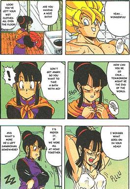 Dragon Ball Z Porn Chichi Enlish - Wecome to Goku/Chi Chi Color - English (DBZ) (Dragonball z) manga,doujinshi  thumb Page 1