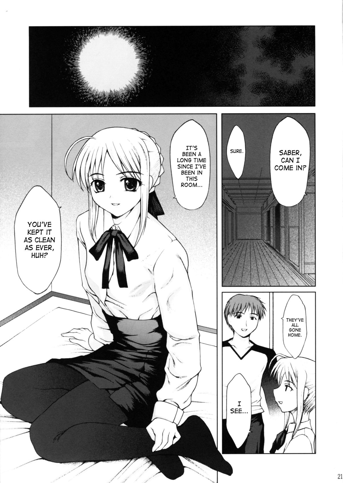 [Precious Heart (Yamasaki Atsushi)] Tsukiyo no Himegoto (Fate/stay night) [English] [SaHa] [Precious HEART (山﨑あつし)] 月夜の秘め事 (Fate/stay night) [英訳]
