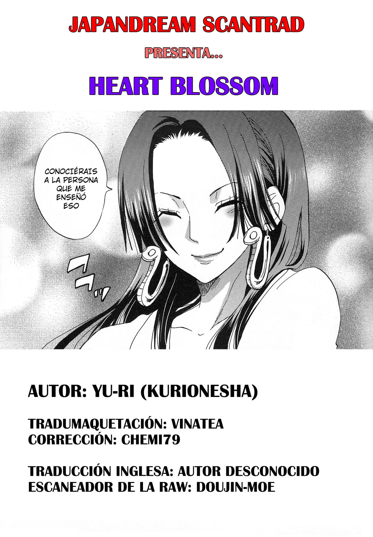 (C77) [Kurione-sha (YU-RI)] Heart Blossom (One Piece) [Spanish] (C77) [くりおね社 (YU-RI)] ハートブロッサム (ワンピース) [スペイン翻訳]