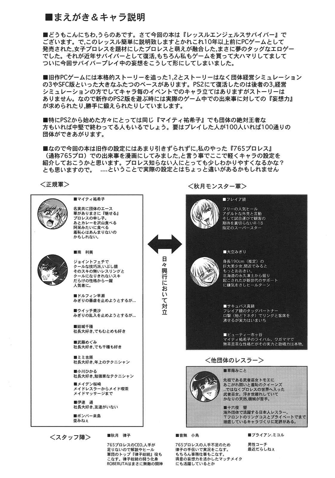 [Tsurikichi Doumei (Uranoa)] THE WRESTLE M@STER &lt;english&gt; (同人誌) [釣りキチ同盟 (うらのあ)] THE WRESTLE M@STER (レッスルエンジェルス)
