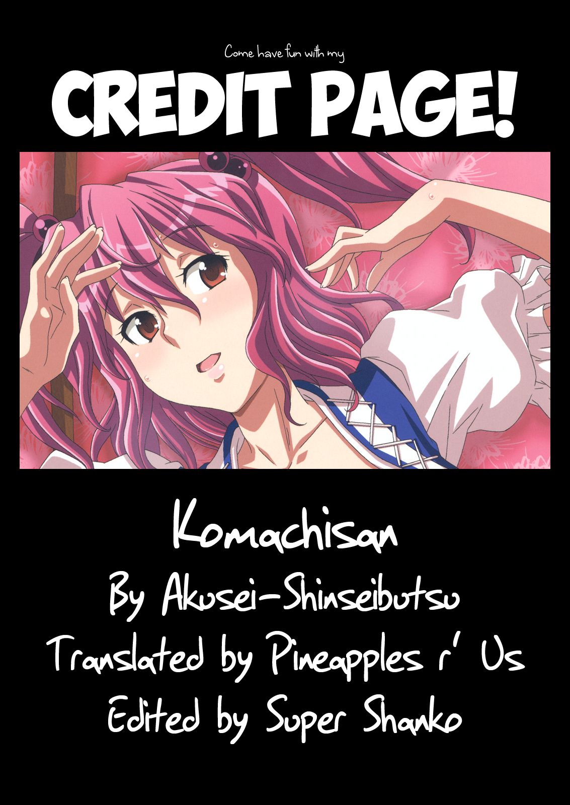 (Kouroumu 5) [Akusei-Shinseibutsu (Nori)] Komachi-zan (Touhou Project) [English] =Pineapples r' Us= (紅楼夢5) [悪性真性物 (糊)] 小町算 (東方Project) [英訳]