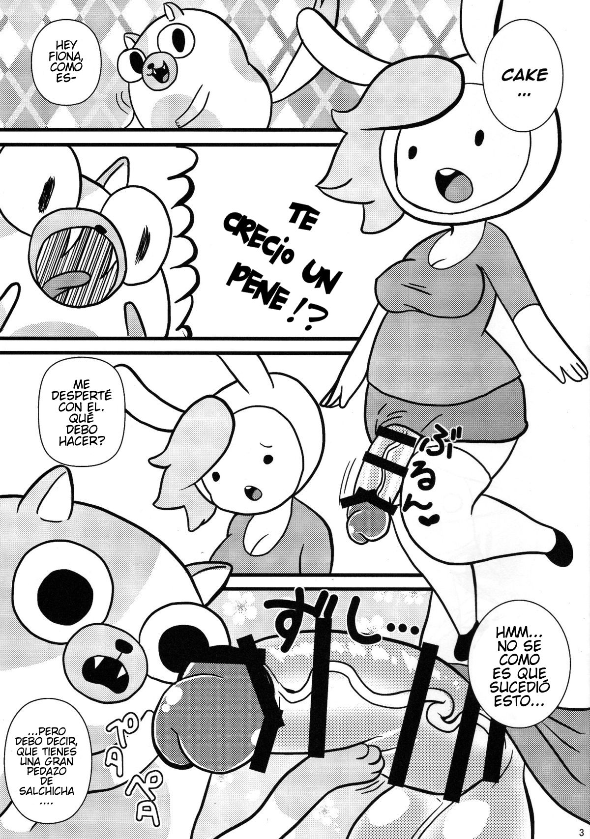 (Futaket 10.5) [Tokyo Tsunamushi Land (Tsunamushi)] Futanari Time (Adventure Time) [Spanish] [Hijo de Orca] (ふたけっと10.5) [東京つなむしランド (つなむし)] フタナリタイム (アドベンチャータイム) [スペイン翻訳]