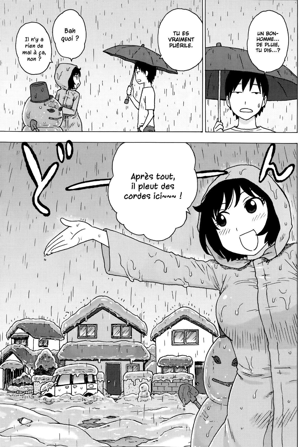 [Karma Tatsurou] Tsuyuki | La pluie neigeuse (Monthly Vitaman 2014-08) [French] {Helky} [かるま龍狼] 梅雪 (月刊 ビタマン 2014年8月号) [フランス翻訳]
