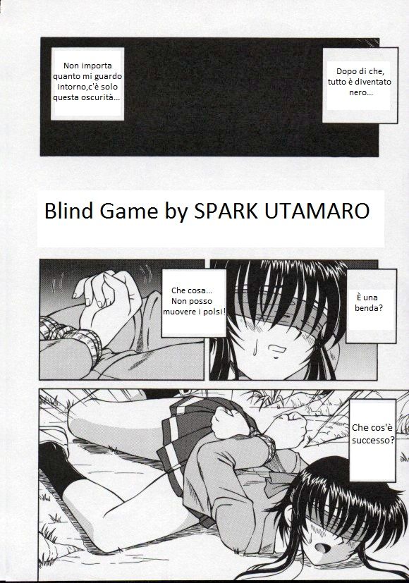 [Spark Utamaro] Blind Game (Shiru o Suu Nawa) [Italian] [dragon2991] [スパークうたまろ] ブラインド・ゲーム (汁を吸う縄) [イタリア翻訳]