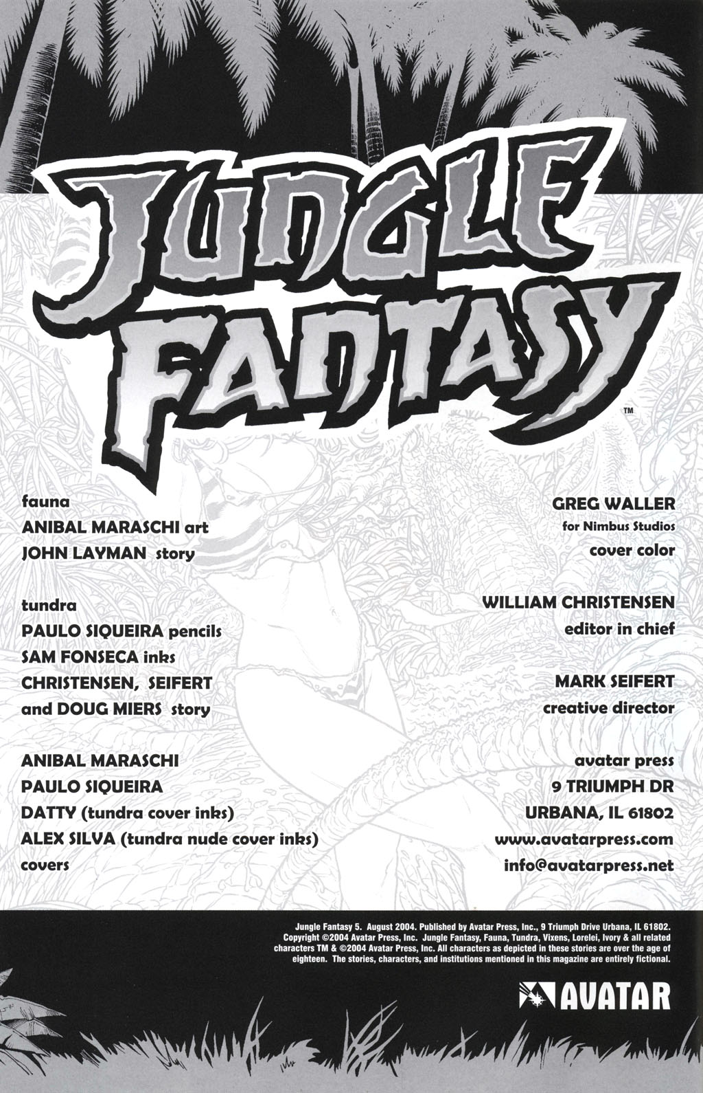 [Anibal Maraschi, Paolo Siqueira] Jungle Fantasy #5 
