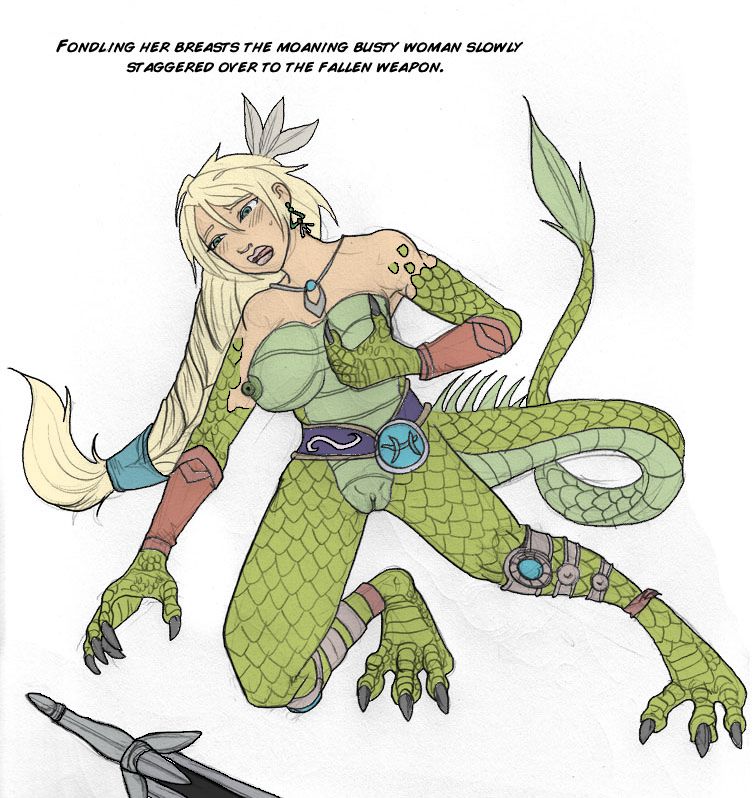[Arania (Brandon Ondrasek)] Lizardwoman Sophitia (SoulCalibur) [Colored] 
