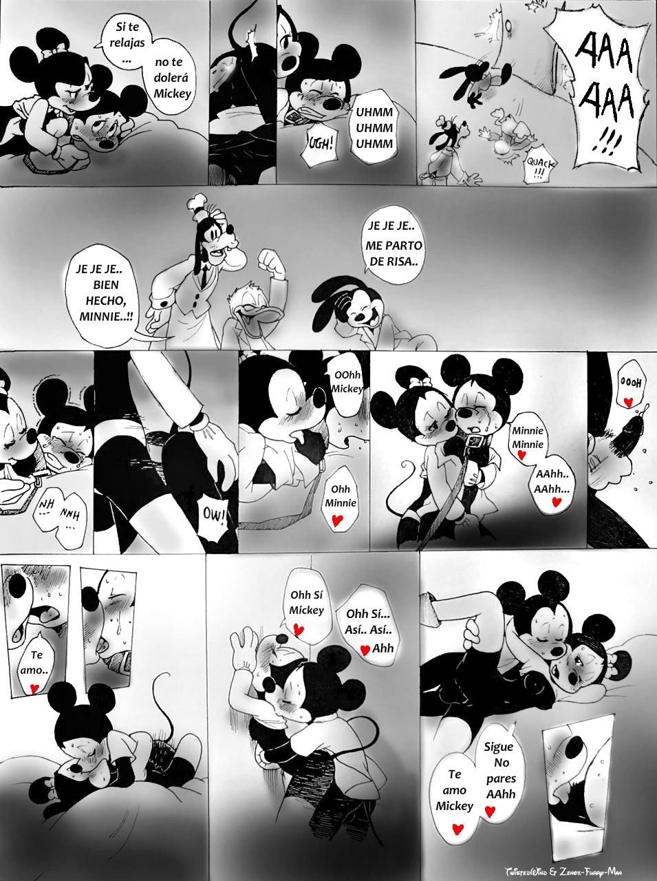 Minnie y Mickey (Mano Negra) 