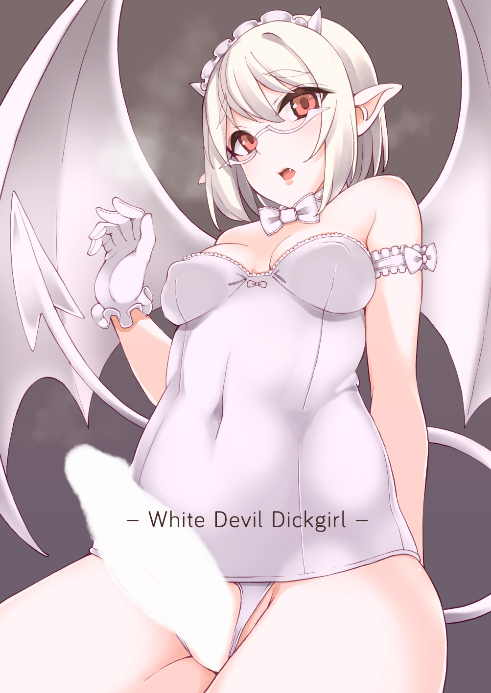 [Root 12-hedron (Landolt Tamaki)] Shiro Futa Devil | White Devil Dickgirl [English] =SW= [Digital] [ルート十二面体 (ランドルトたまき)] しろふたでびる [英訳] [DL版]