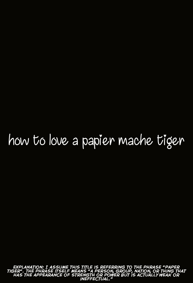 (SPARK12) [sainome (Sunako)] Hariko no Tora no Aishikata | How to Love a Papier Mache Tiger (Boku no Hero Academia) [English] [hopeless408] (SPARK12) [sainome (砂子)] 張子の虎の壊し方 (僕のヒーローアカデミア) [英訳]