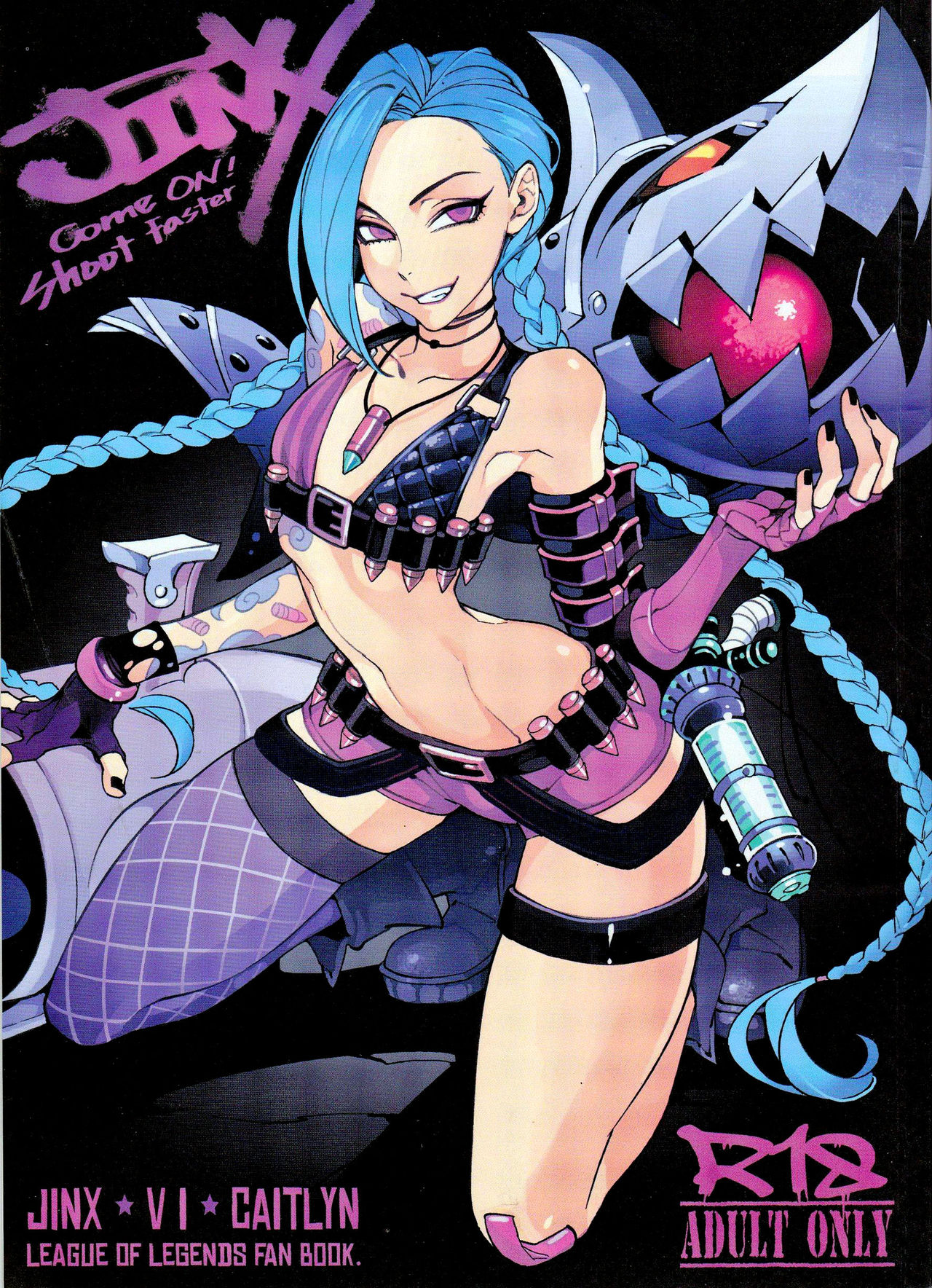 (FF23) [Turtle.Fish.Paint (Hirame Sensei)] JINX Come On! Shoot Faster (League of Legends) [Spanish] {ElMoeDela8} (FF23) [Turtle.Fish.Paint (比目魚先生)] JINX Come On! Shoot Faster (リーグ・オブ・レジェンズ) [スペイン翻訳]