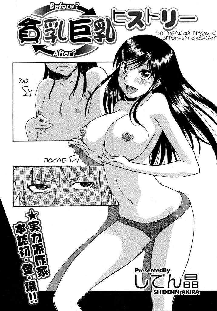 Shiden Akira Hinyuu Kyonyuu History Tiny Boobs Giant Tits History (COMIC Me...