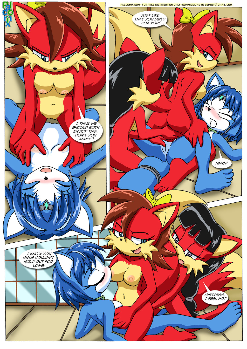 Palcomix FoXXXes (Sonic the Hedgehog, Star Fox) .