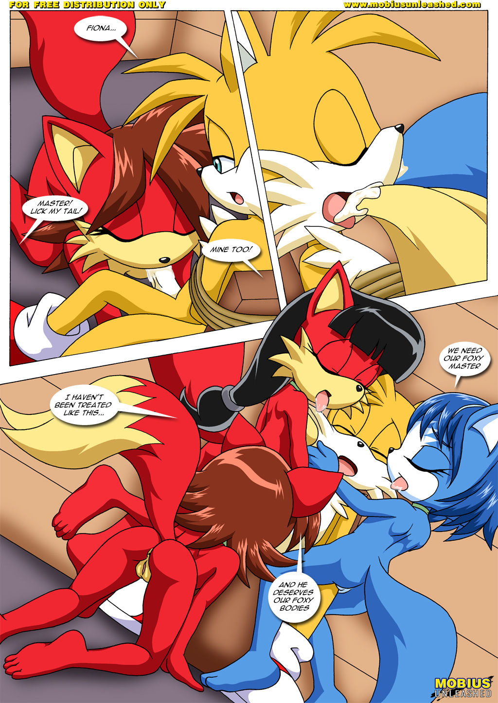 Palcomix FoXXXes (Sonic the Hedgehog, Star Fox) 23 / 39.