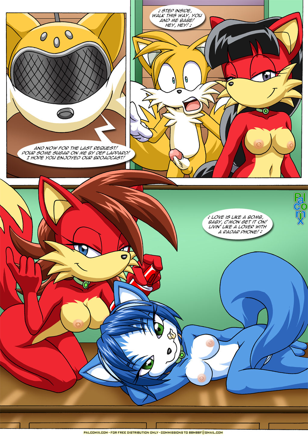 Palcomix FoXXXes (Sonic the Hedgehog, Star Fox) 31 / 39.